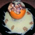 Überbackene Orangen, gefüllt mit Vanilleeis -([...]