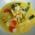 Beflügelte Currycremesuppe