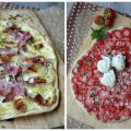 Ich back mir: Zweierlei Flammkuchen