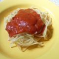 Spaghetti mit Tomatencremesoße