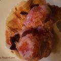 Zwetschgeneis mit weisser Schokolade