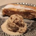 Strudel aux quetsches avec parfait à la canelle
