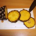 Frischer Ananas-Quark im Blätterteig