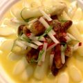 Spargel-Salat mit Nürnberger Bratwurst