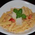 Penne mit Wodka-Lachs-Sauce