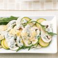 Pilz-Carpaccio mit Mascarpone-Dressing