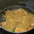 Garnelen-Nudeln aus dem Wok