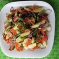 Kartoffelsalat mit dreierlei Bohnen
