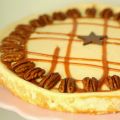 Caramel Pecan Cheesecake - Good to be back...