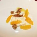 Grießflammeri mit Gewürzorangen und Walnüssen