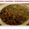 Eintopf: Herbstlicher Wachtelbohneneintopf