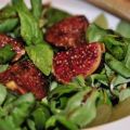 Balsamico Feigen auf Feldsalat