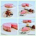 Raw-Strawberry-Cashew Cheesecake, vegan