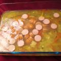 Gemüsesuppe mit Nudeln und Würstchen[...]