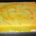 Mango-Schokotorte mit Mirror Glace