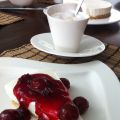 Ricottatorte mit Kirsch-Topping
