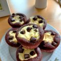 Double Chocolate Cheesecake Muffins