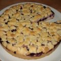 Quarkkuchen mit Heidelbeeren