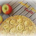 Apfelrosentarte