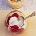 Zabaione mit Erdbeeren