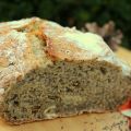 Saftiges No Knead Brot mit Chia Samen
