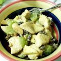 Geflügelsalat mit Ananas und Currydressing