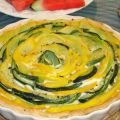 Tarte mit Patissonkürbis, Zucchini und[...]