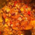 Vegetarisches Chili mit Pintobohnen