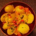 Warmer Kartoffelsalat mit Senf-Vinaigrette