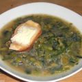 Lauchsuppe mit Ziegenkäse-Baguette
