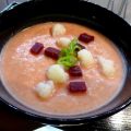 Rote Beete - Blumenkohl - Suppe mit Kokos