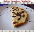 Kuchen: Kokos-Rum-Pfannkuchen
