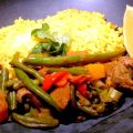 Indisches Curry mit Putenfleisch und Gemüse