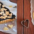 Herzige Blaubeertarte