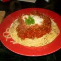 Mamas Bolognese-Spaghetti