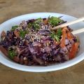 Winterlich asiatisch: Reisnudeln mit Rotkohl[...]