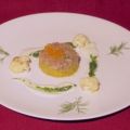 Tatar von der Lachsforelle auf Fenchel mit[...]