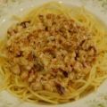 Spaghetti in Walnuss-Sahne-Sauce