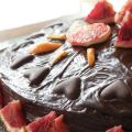 Sacher Torte mit Blutorangen