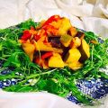 Ratatouillegemüse mit Rucola