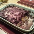 Hackfleisch Rotkohl  Gratin