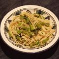 Linguine mit grünem Spargel