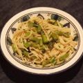 Linguine mit grünem Spargel