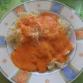 Farfalle mit Fenchel - Paprika - Sauce