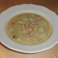 Blumenkohl-Suppe mit Flusskrebsen ~