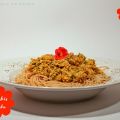 Spaghetti mit Kürbis-Kräuter-Sauce #vegan
