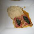 Saltimbocca an Marsalasauce mit Risotto