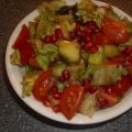 Gemischter Salat mit Granatapfel