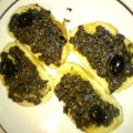 Oliven-Sardellen Paste für Baguette