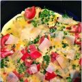 Ei-Omelette vegetarisch